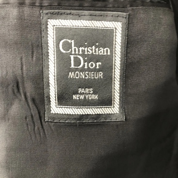 Christian Dior Gray Double Breasted Blazer - Picture 3 of 9